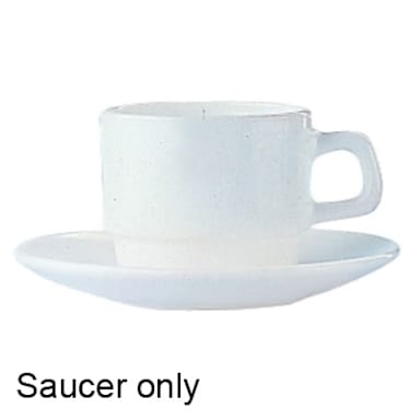 Arcoroc 22712 Restaurant White 5-7/8" Saucer