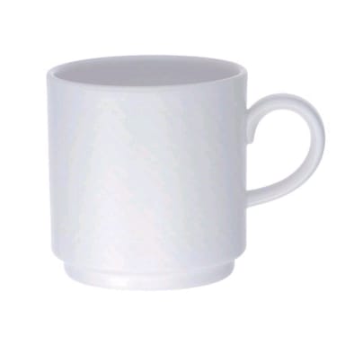 Villeroy & Boch 16-2155-4879 White 9.25 Oz Stackable Mug - 6 / CS
