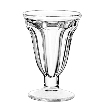 Libbey 5315 Fountainware Clear 6.25 Oz. Sundae Glass