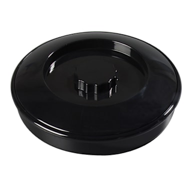 Carlisle 047503 Black 7-1/4" Tortilla Server with Lid