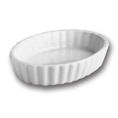 Hall® China 852-WH White 5 Oz. Fluted Souffle