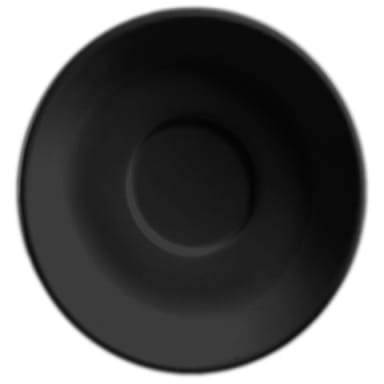 Diversified Ceramics DC1346-BK Black 6.5" Jumbo Saucer