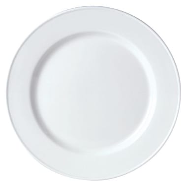 Steelite 11010214 Simplicity White 6-1/4" Slimline Plate