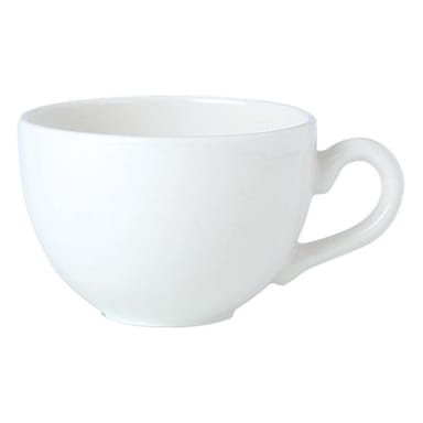 Steelite 11010189 Simplicity White Empire 8 Oz Low Cup
