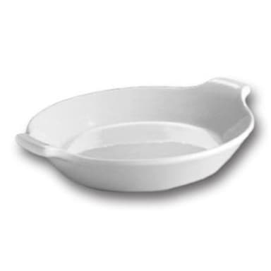 HallĀ® China 16740AWHA White 16 Oz Au Gratin Dish