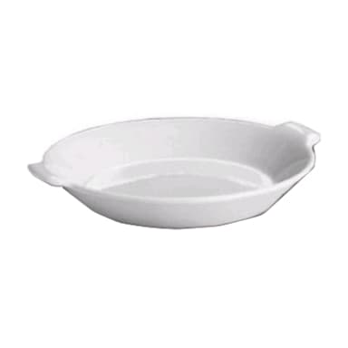 Hall China 2186-WH White 28 Oz. Au Gratin / Shirred Egg Dish