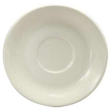 1880 Hospitality F9010000504 Cream White RE 6-7/8" Jumbo Saucer - 24/CS