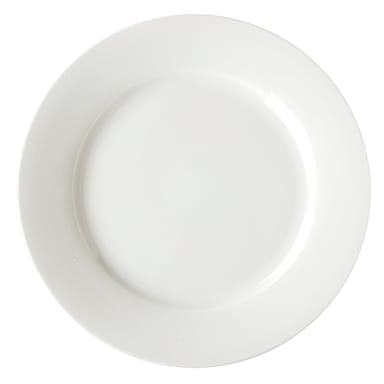 Vertex® China ARG-22 Argyle 8.75" Rolled Edge Plate
