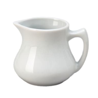 Vertex® China CRE-4-P Argyle 4 Oz. White Creamer