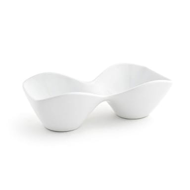 FOH BBO022WHP22 White 2-Section Duo Pod Server - 6 / CS