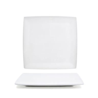 FOH DAP027WHP23 Canvas 7.5" Square Plate