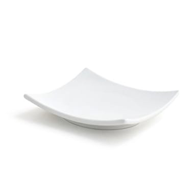 FOH DAP037WHP23 Origami 4" Square Plate