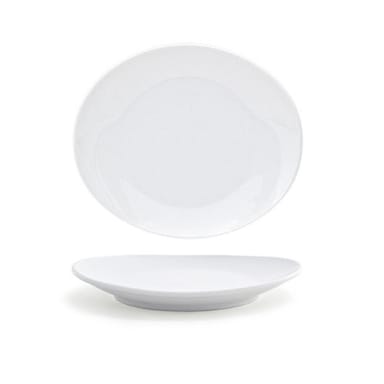 FOH DBB000WHP13 Ellipse 6.5" White Plate