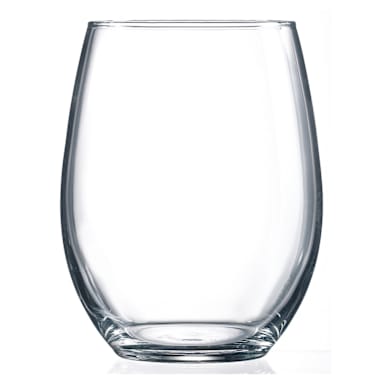 Arcoroc C8303 Perfection 15 Oz. Stemless Wine Glass