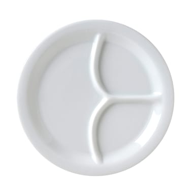 Vertex® China CAT-83 Catalina 3-Compartment Plate