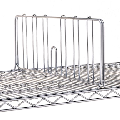 Metro DD12C Erecta Shelf 8 x 12" Chrome Shelf Divider