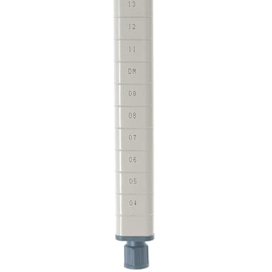 Metro MQ63PE MetroMax Q Epoxy Coated Steel 63" Stationary Post