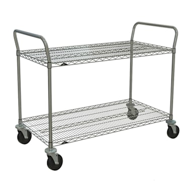 Metro 2SPN33ABR SP 18" x 36" Cart With 2-Super Erecta Brite Shelves