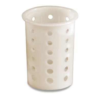 Vollrath® 52642 Off White Nylon Silverware Cylinder