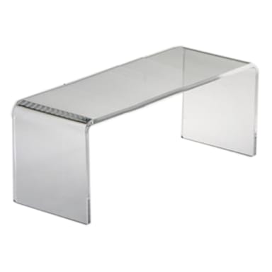 Clear Solutions 8282 Acrylic 10" x 4" Rectangular Riser