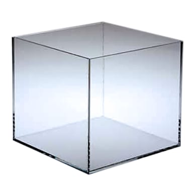 Clear Solutions 8721 Acrylic 8" 5-Sided Cube