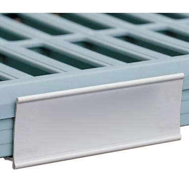 Metro MQ04LH MetroMax Q Tan Plastic 4" Label Holder