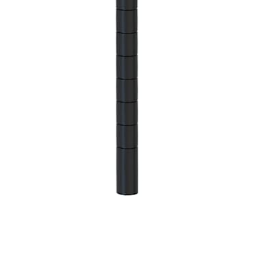 Metro 63UPBL Super Erecta Black 62-9/16" Post For Stem Casters