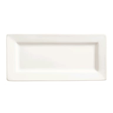 Libbey - Formerly World® Tableware SL-21 Slate Bright White 11" x 5" Plate