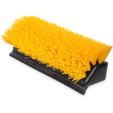 Carlisle 4042100 10" Hi-Lo Floor Scrub Brush with Squeegee