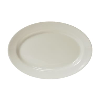 Tuxton TRE-026 Reno 8-1/4" Eggshell Oval Platter