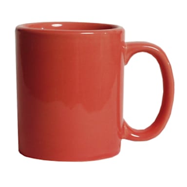 Tuxton BNM-1202 Cinnebar 12 Oz. C-Handle Mug