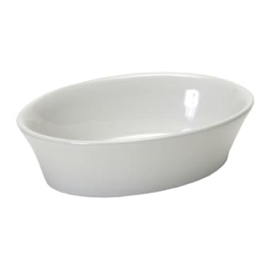 Tuxton BEK-060 7 Oz. Eggshell Oval Baker