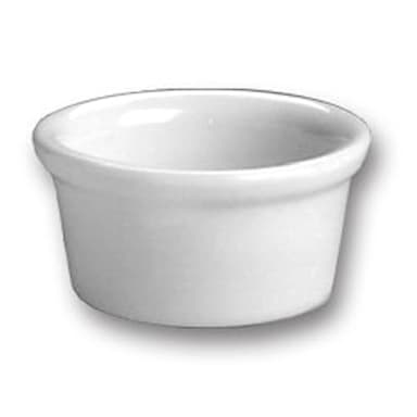 Hall® China 363-WH White 3.5 Oz. Ramekin