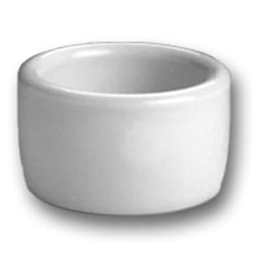 Hall China 9150ABWA Bright White 2 oz Ramekin / Cheese Pipkin
