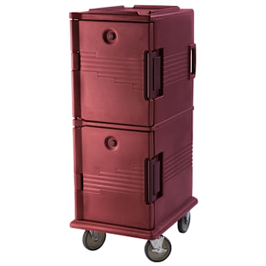Cambro UPC800SP402 Ultra Camcart Brick Red 60 Qt. Food Pan Carrier