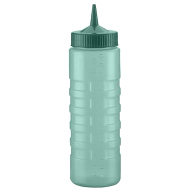 Traex 4924C-191 Color-Mate Green 24 Ounce Single Tip Squeeze Dispenser