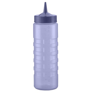 Traex 4924C-44 Color-Mate Blue 24 Ounce Single Tip Squeeze Dispenser