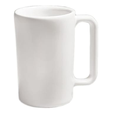 Diversified Ceramics DCI132UW White 10 Oz. Rouge Coffee Mug 24 / CS