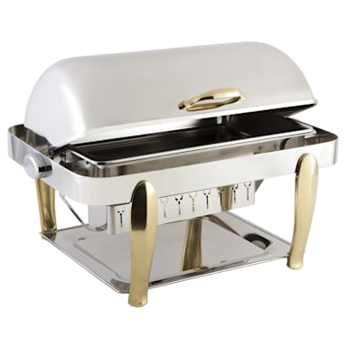 Bon Chef 10040 Manhattan Stainless Steel Non-Dripless 2 Gallon Chafer