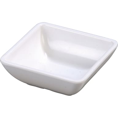 Carlisle 86002 White Square 2 Oz. Melamine Ramekin