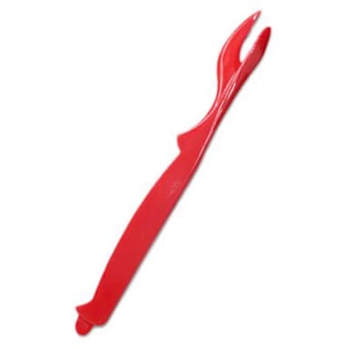 WNA SPSSRE75CT100 7-1/2" Red Plastic Sea Shell Openers