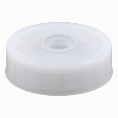 FIFO 4820-100 White Vented Label Cap for FIFO Squeeze Bottles