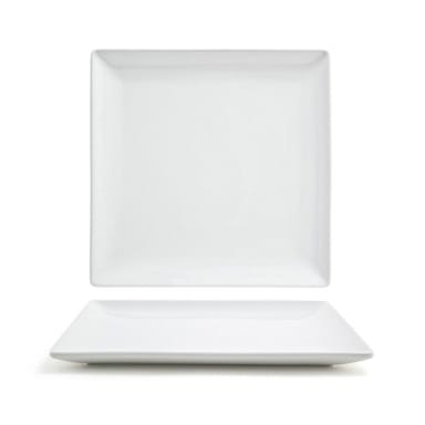 FOH DAP017WHP23 Mod 8.25" Square White Plate