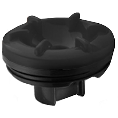 Service Ideas FVPBTL Black Brew N' Pour Lid - 6 / Cs