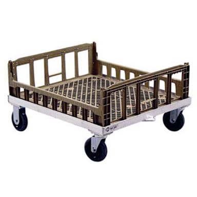 New Age NS926 26-3/4 x 31-1/4" Crisping Basket Dolly with Casters