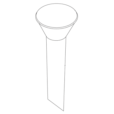 Globe Food XST12 1/2" Stuffing Tube for XMCA-SS Meat Grinder