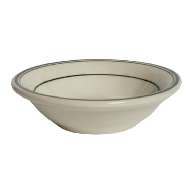 Tuxton TGB-032 Green Bay 3 Oz. Eggshell Fruit Dish