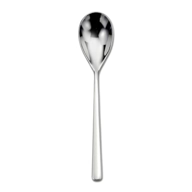1880 Hospitality T673SDEF Quantum S/S Oval Bowl Dessert Spoon - Dozen