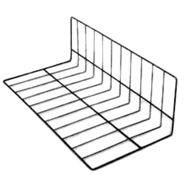 Darling Foodservice 5002688 Black 8 x 12 x 30" Wire Shelf Divider