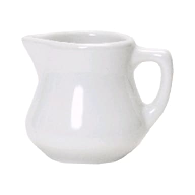 Tuxton BWR-035 3-1/2 Oz. White Creamer